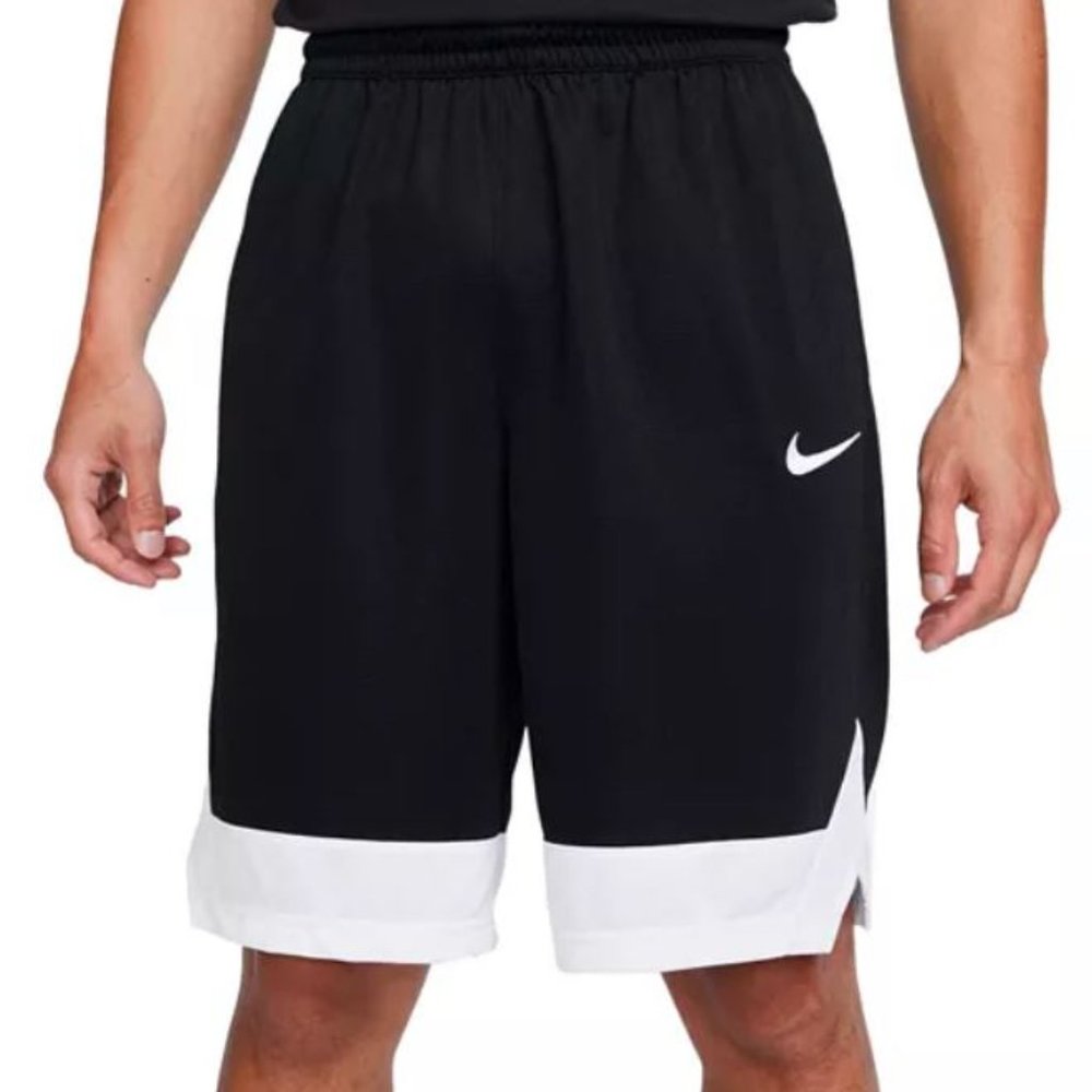 Nike Dri-FIT Icon Men's Basketball Shorts AJ3914-018 Black White S, M, L, XL,XXL